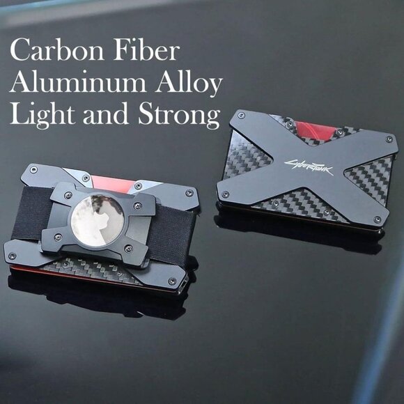 CyberTank Wallet for Men With Airtag Holder - Picture 3 of 7